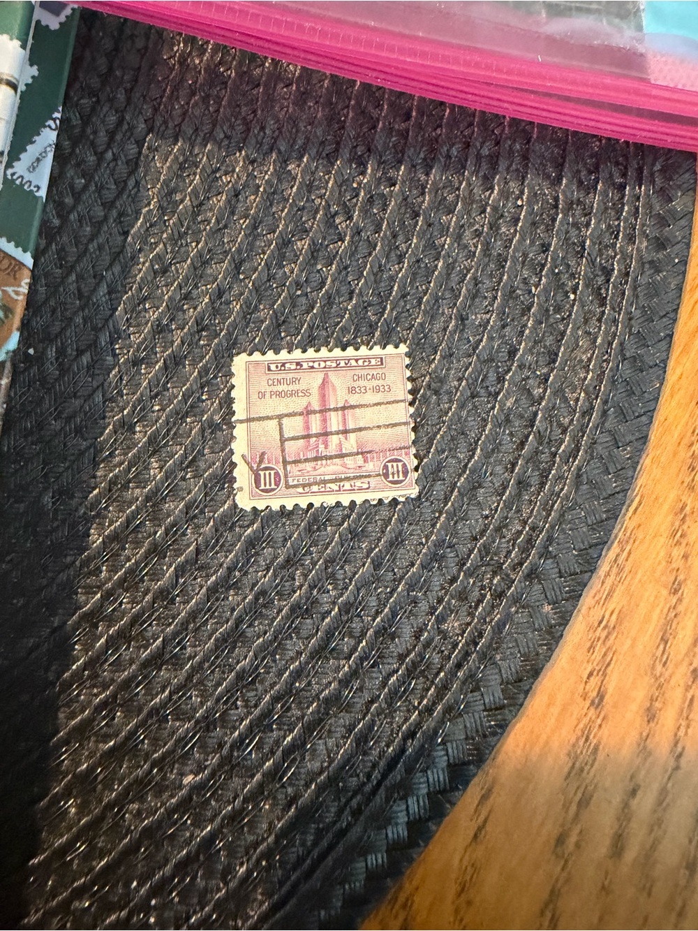 Vintage 1933 Chicago Century of Progress 3 Cent Canceled Stamp